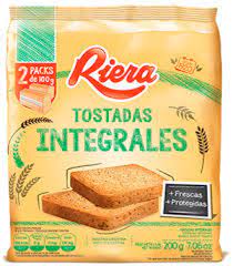TOSTADAS INTEGRALES 200GR
