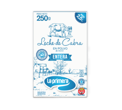 LECHE DE CABRA EN POLVO ENTERA X250G