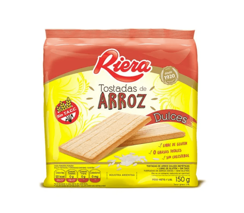 TOSTADA DE ARROZ DULCE 150GR