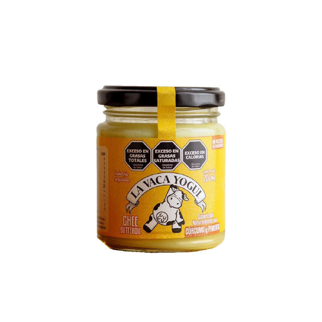 MANTECA GHEE CURCUMA Y PIMIENTA X220ML