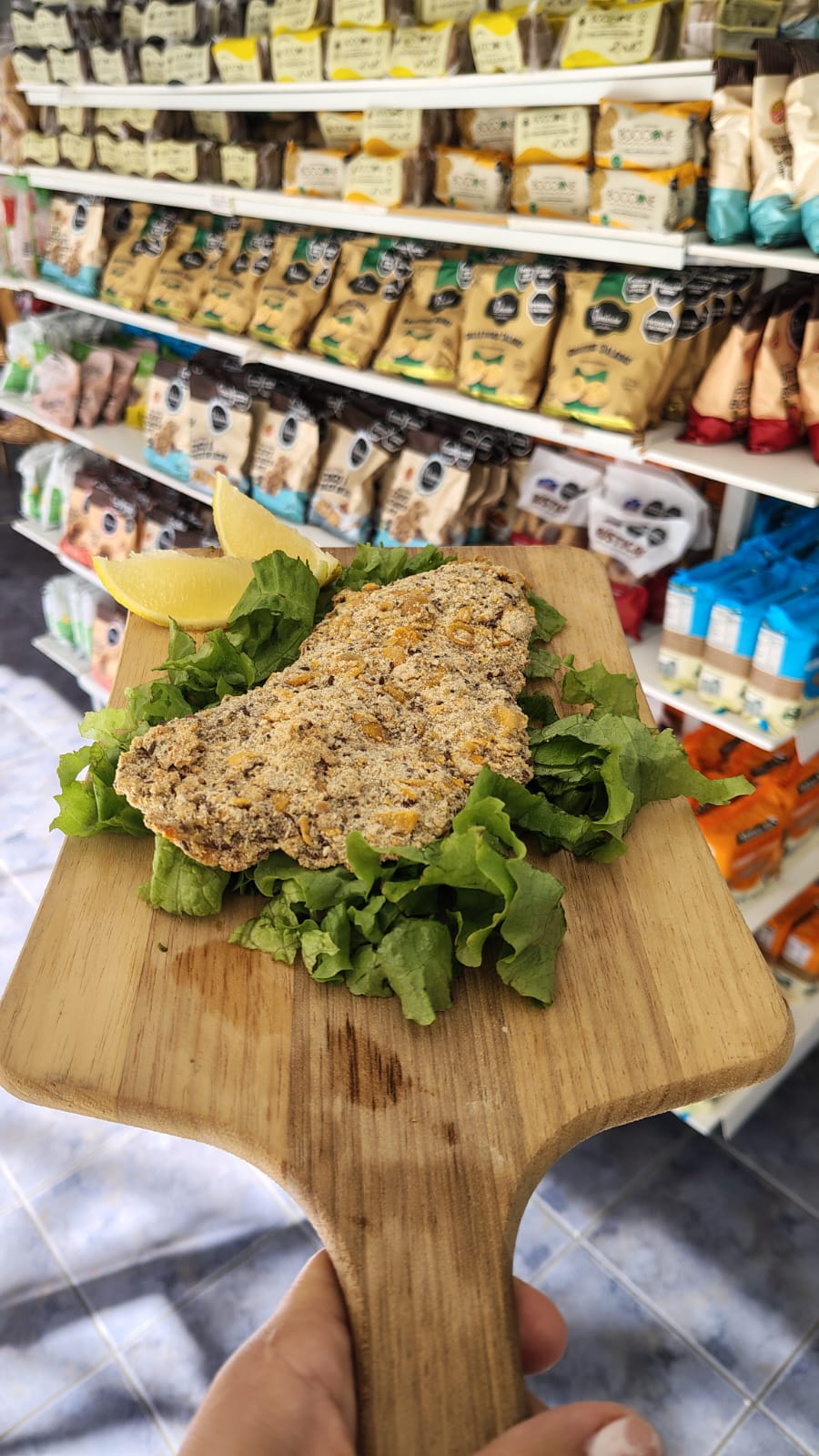 MILANESA DE POLLO CEREAL Y SEMILLAS