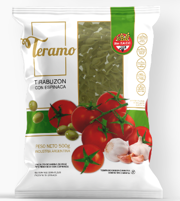 FIDEOS TIRABUZON ESPINACA SIN TACC X500GR